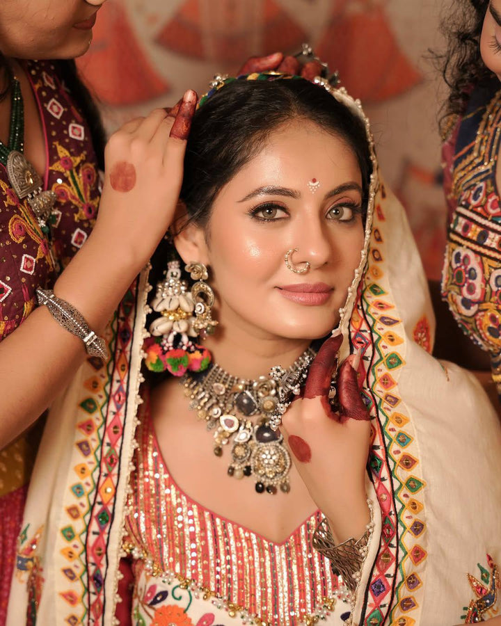 Colors of Heritage Navratri Lehanga Choli Set