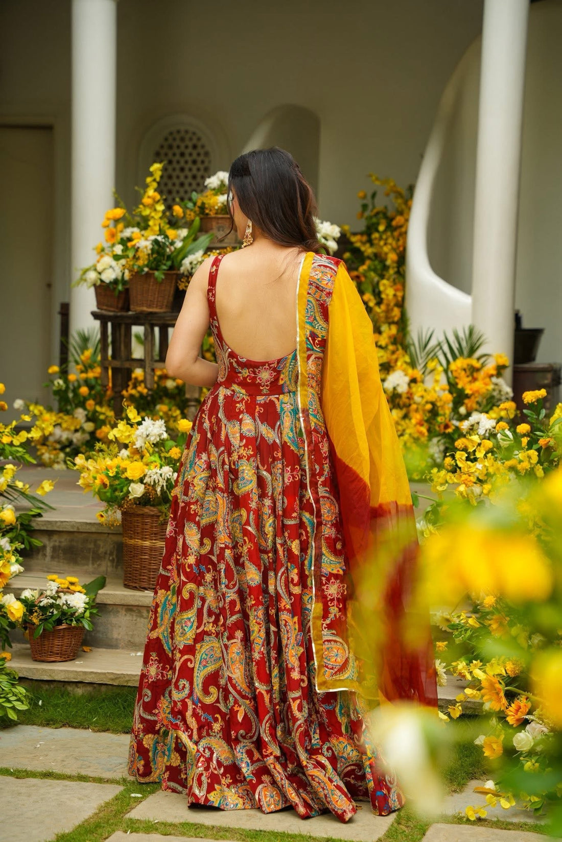 Arivya Embroidered Heavy Maxi Set